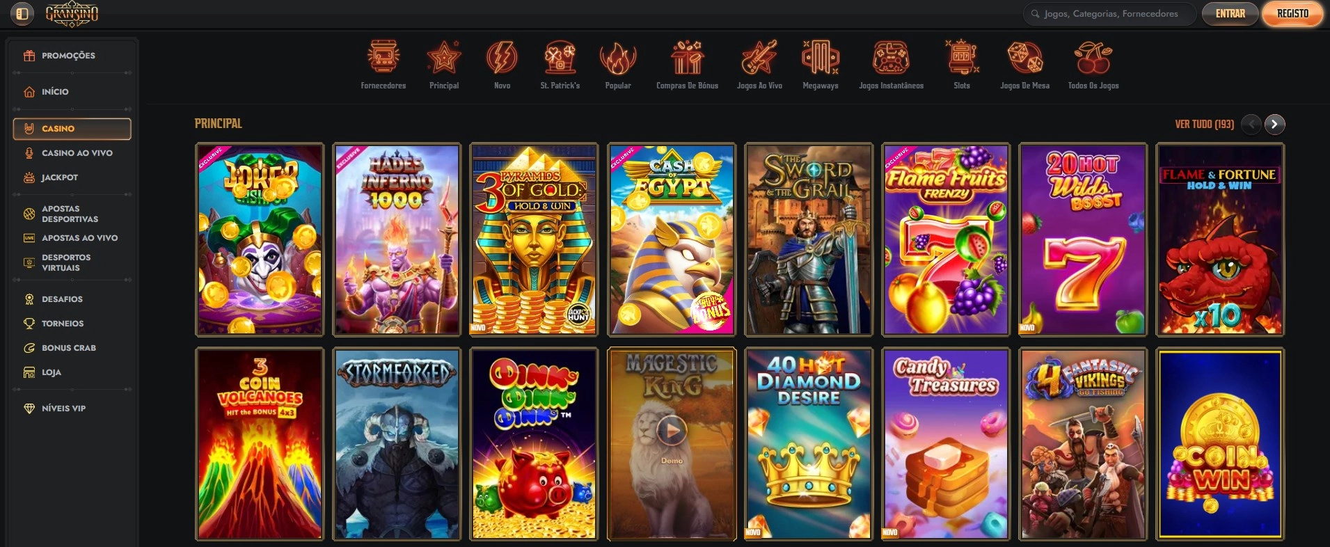 Jogos do Gransino Casino Jogos do Gransino Casino - Diversão e Emoção em Cada Rodada